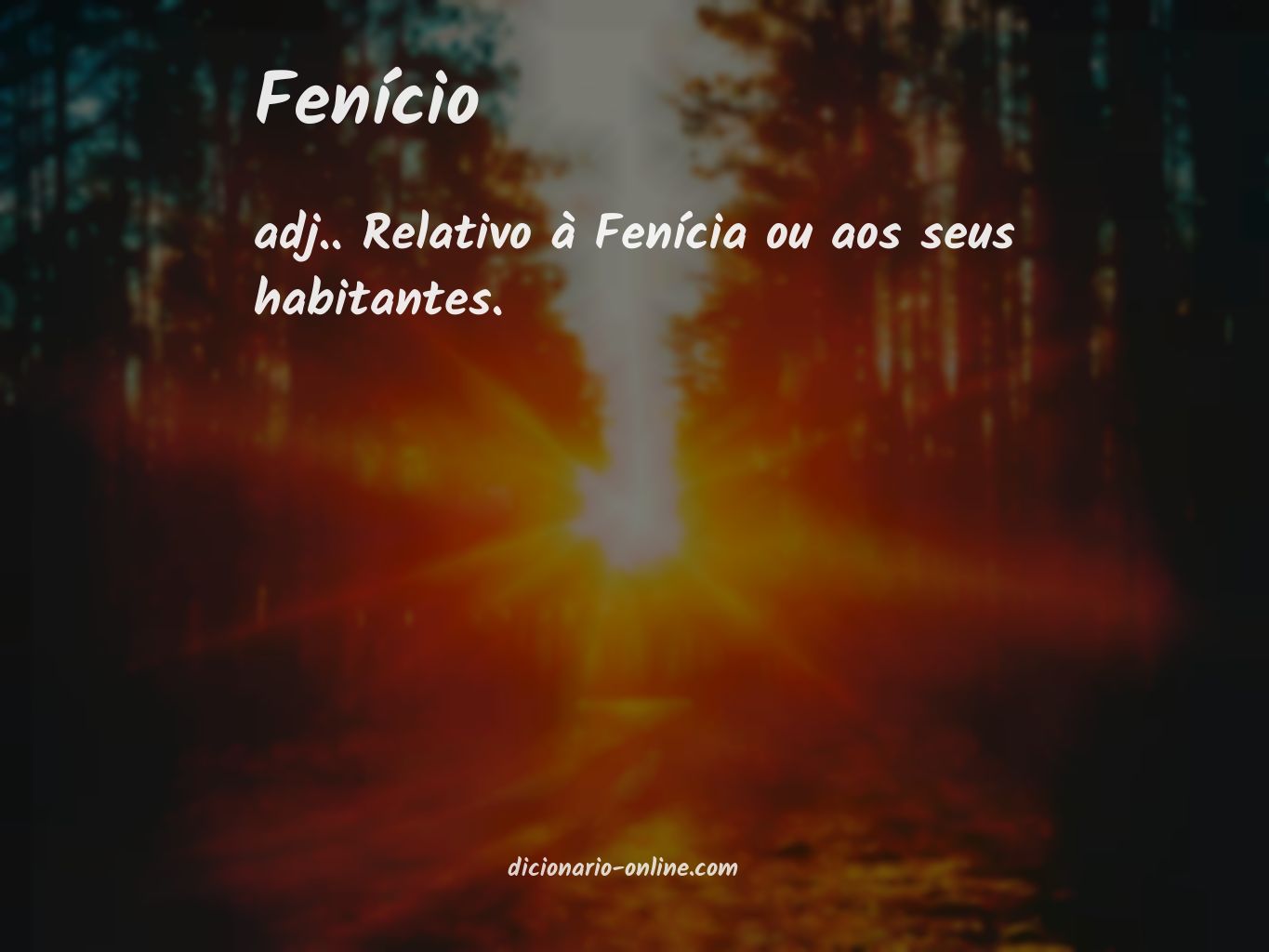 Significado de fenício