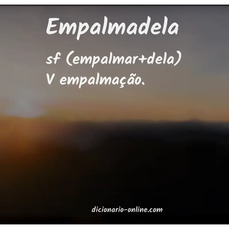 Significado de empalmadela