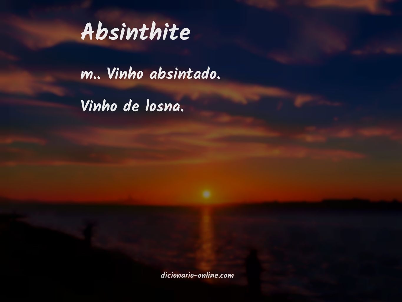 Significado de absinthite