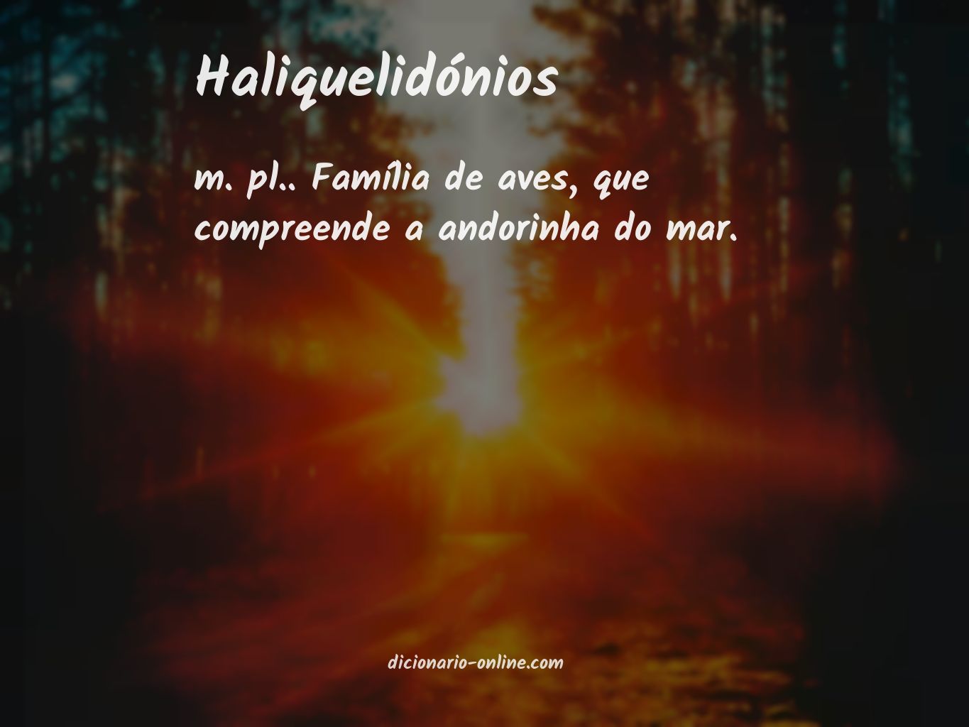 Significado de haliquelidónios