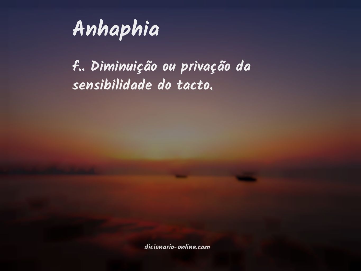 Significado de anhaphia