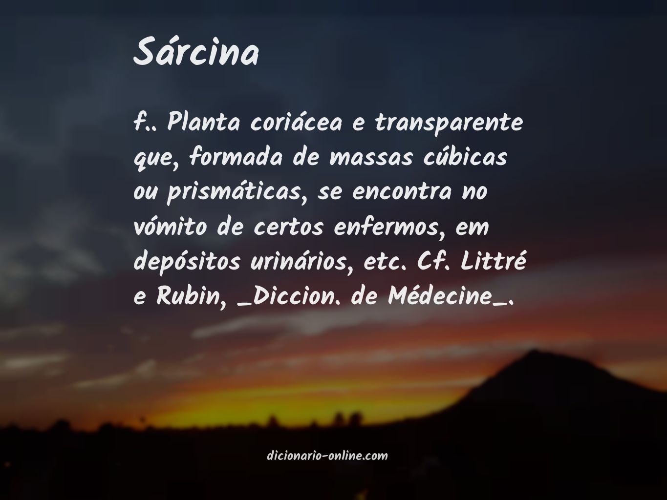 Significado de sárcina