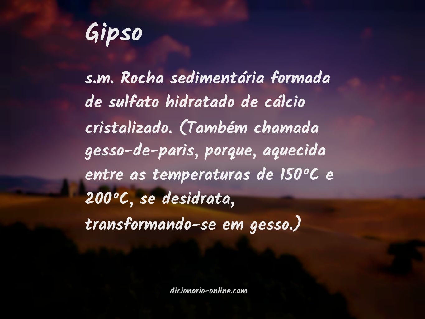 Significado de gipso