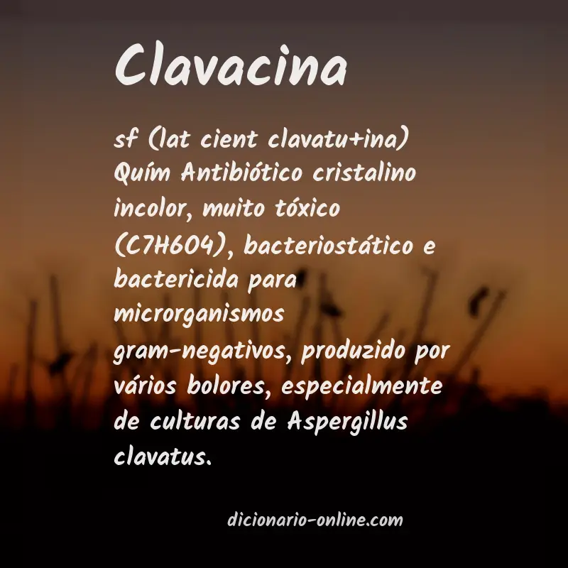 Significado de clavacina