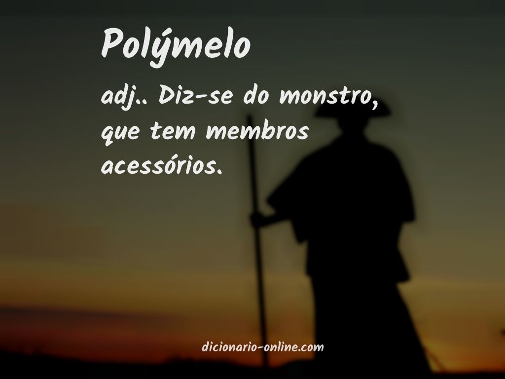 Significado de polýmelo