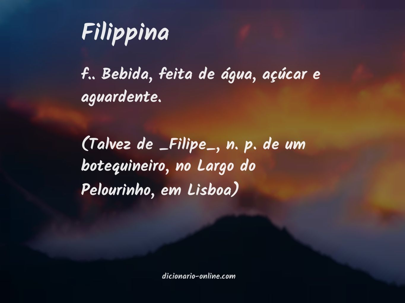 Significado de filippina