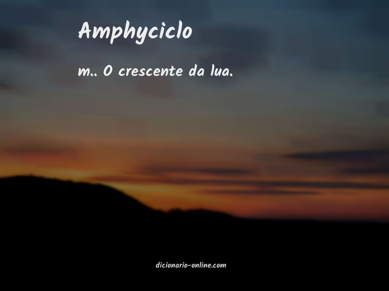 Significado de amphyciclo