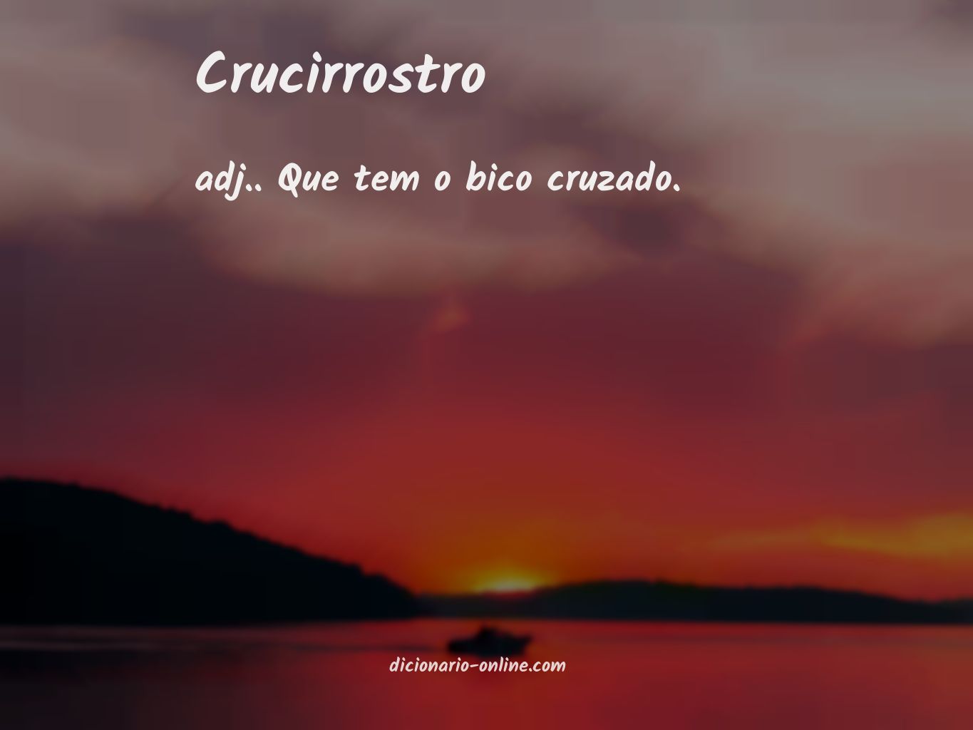 Significado de crucirrostro