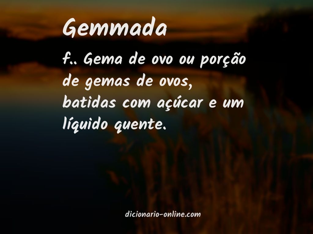 Significado de gemmada