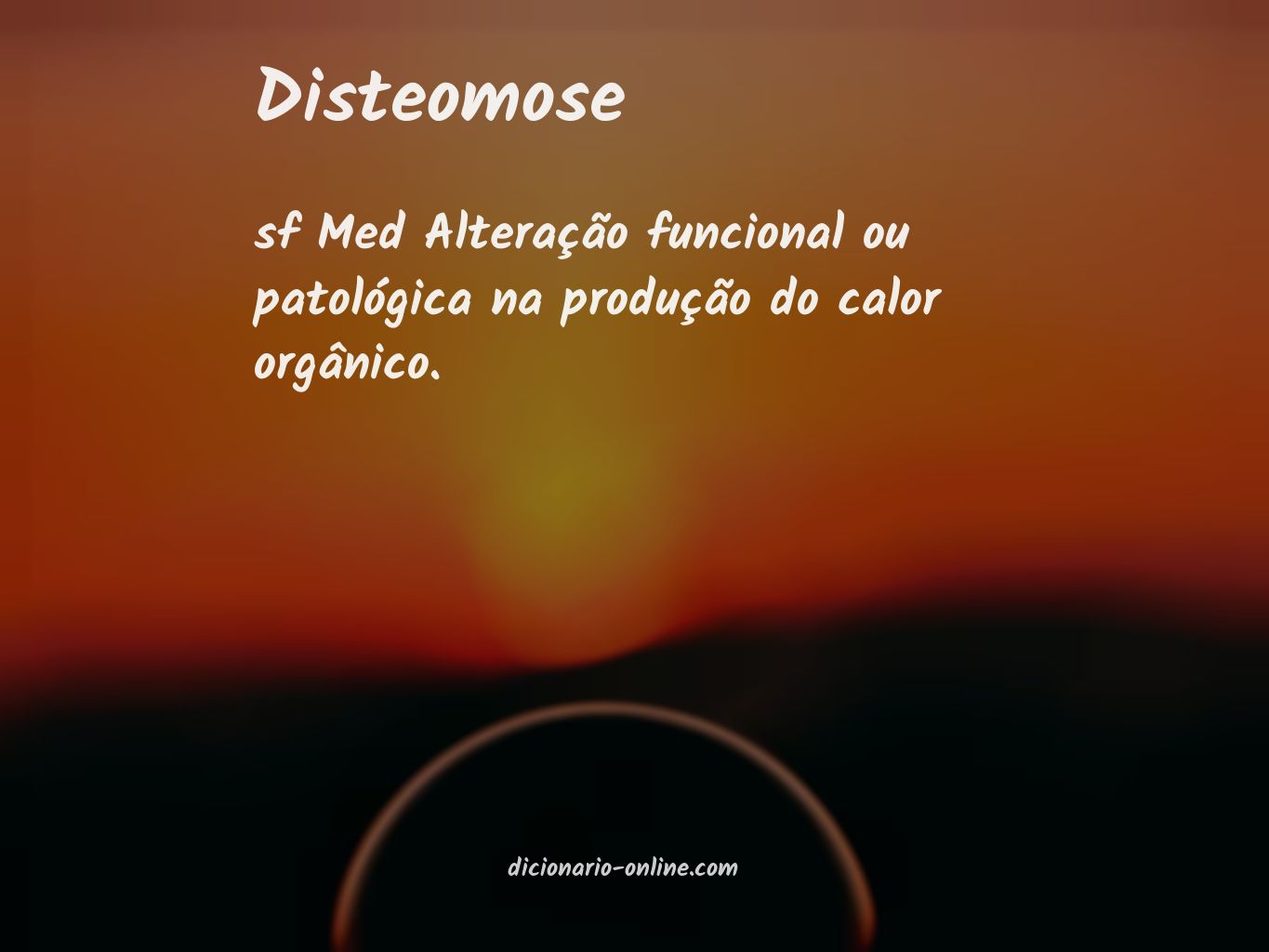 Significado de disteomose