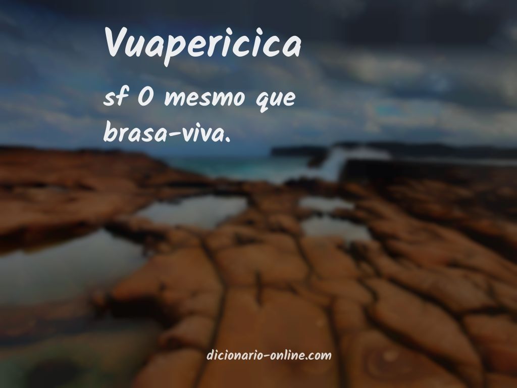 Significado de vuapericica