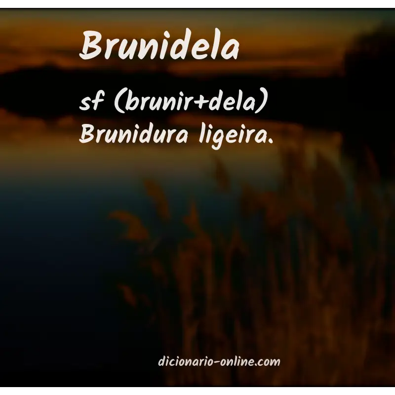 Significado de brunidela