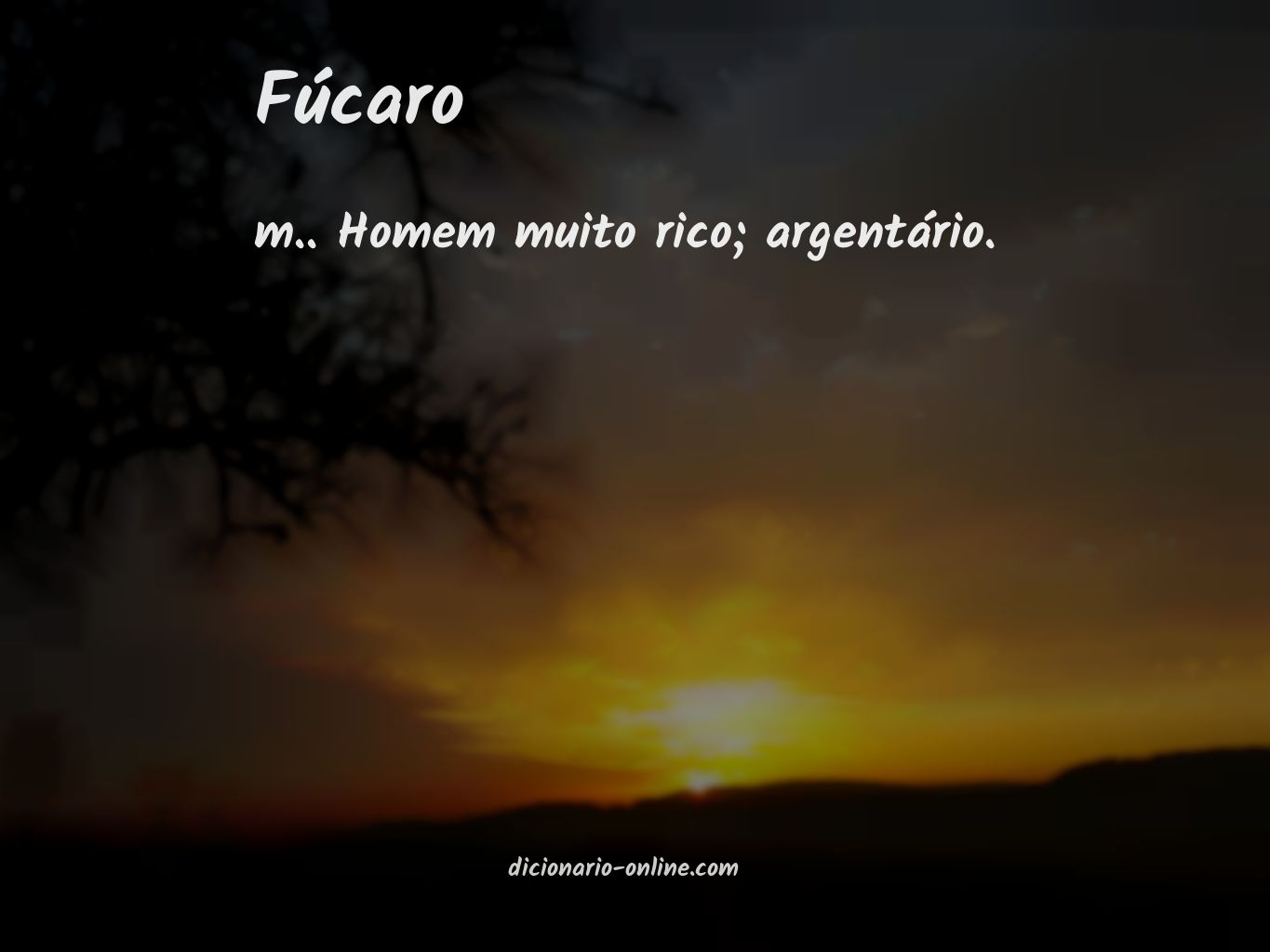 Significado de fúcaro