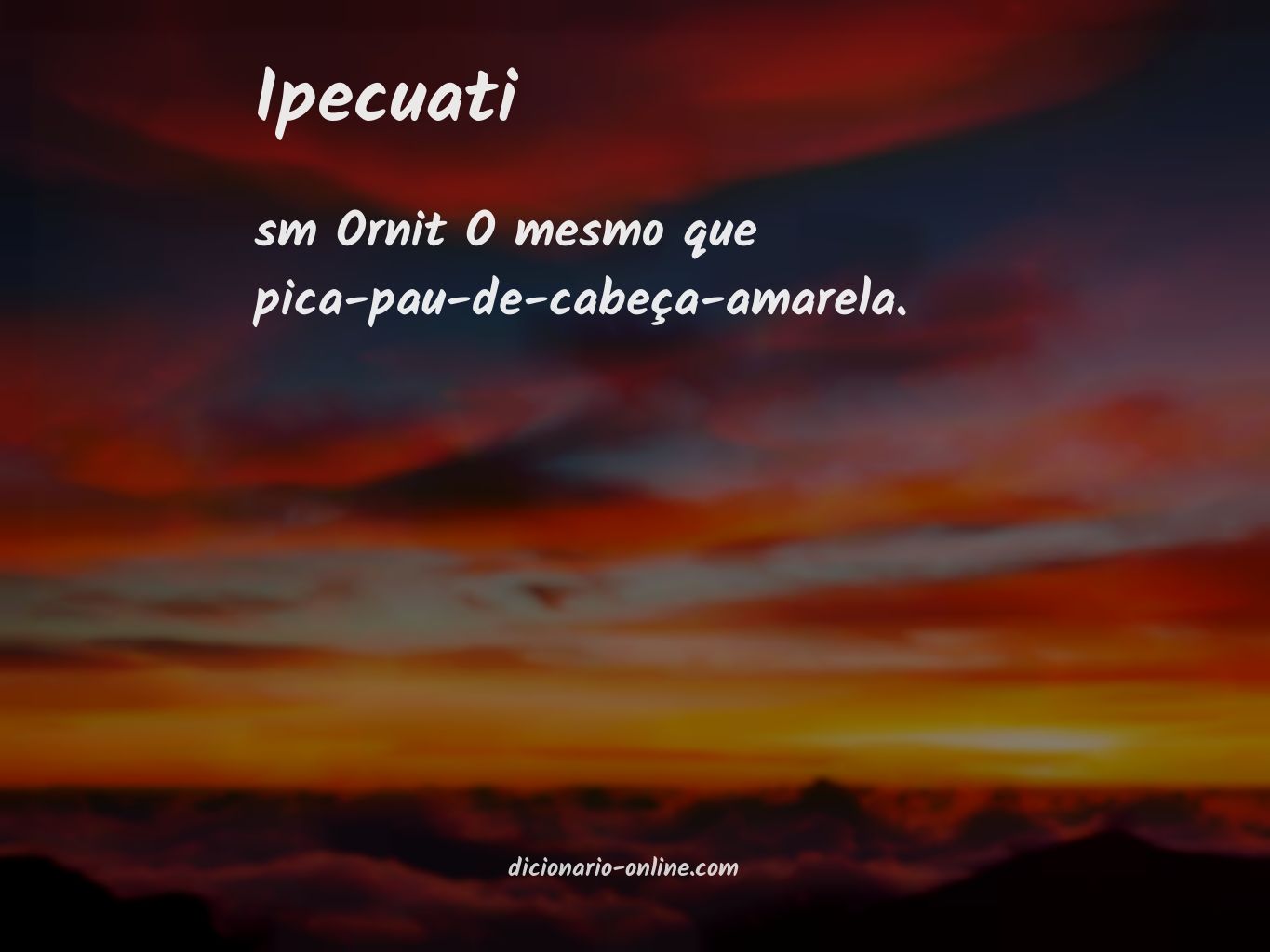 Significado de ipecuati