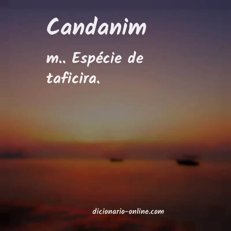Significado de candanim