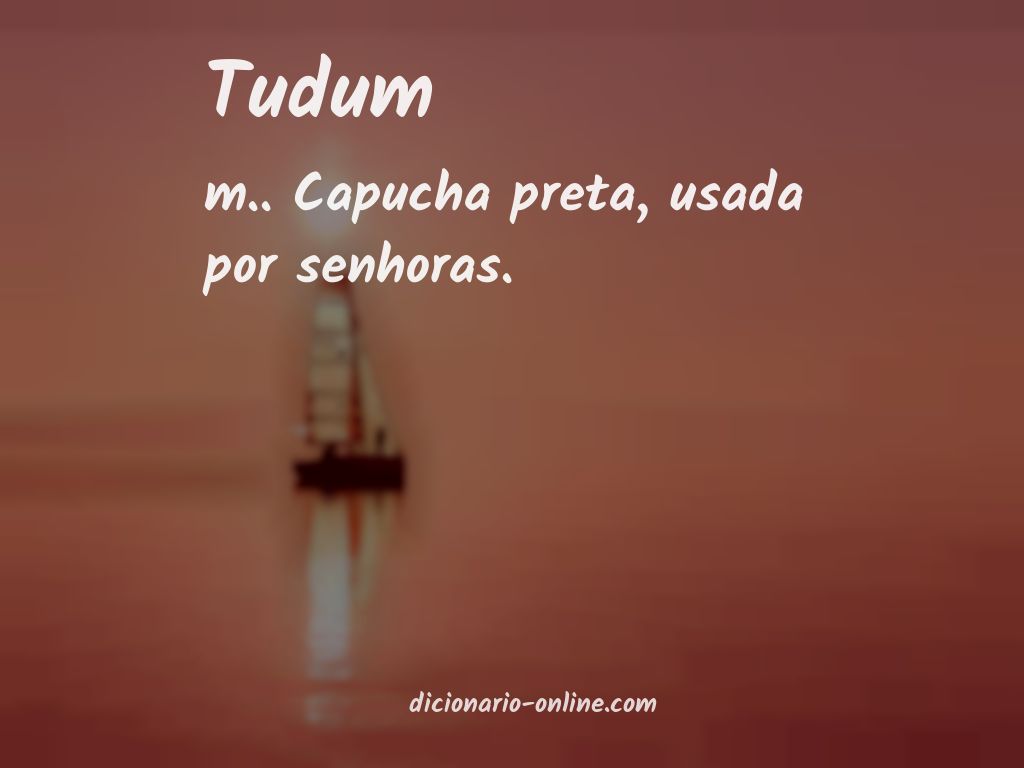 Significado de tudum