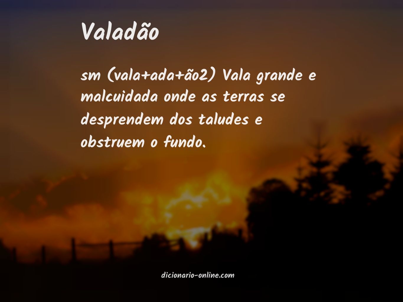 Significado de valadão