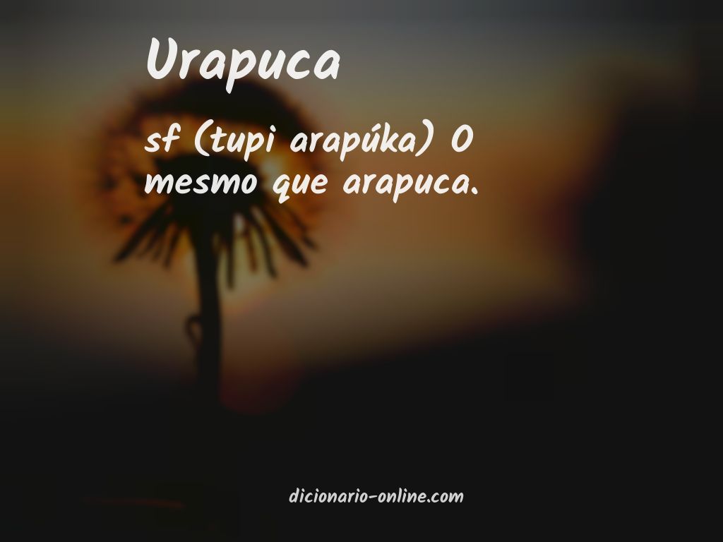 Significado de urapuca