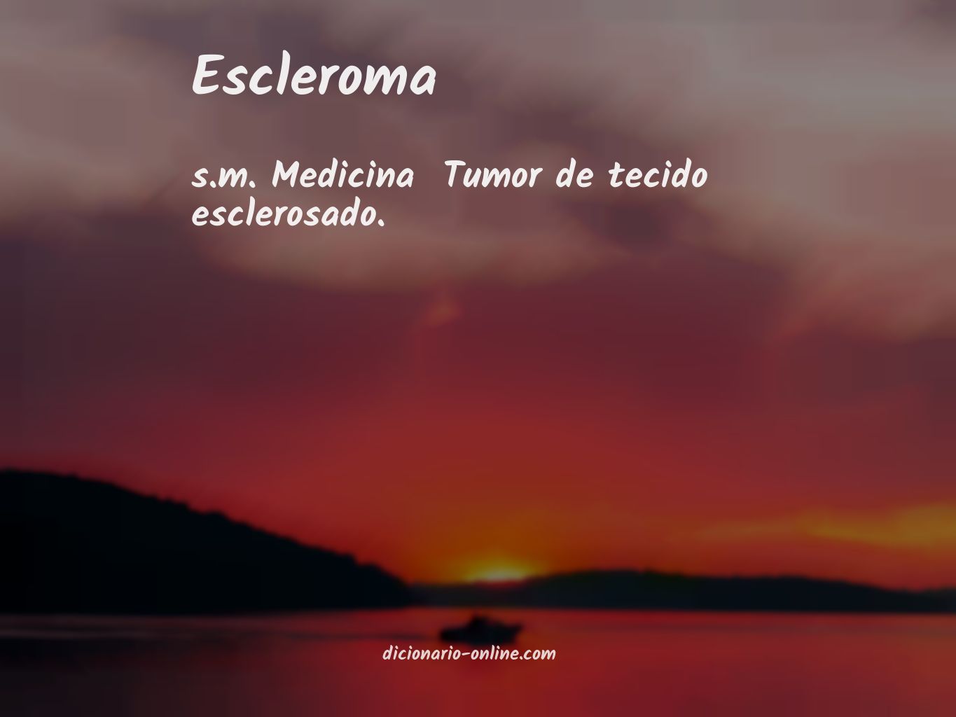 Significado de escleroma