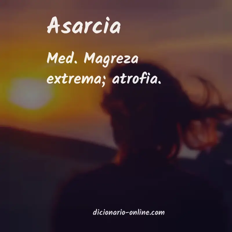 Significado de asarcia