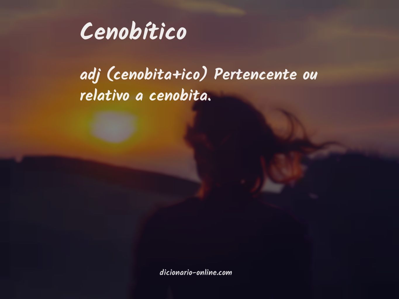 Significado de cenobítico