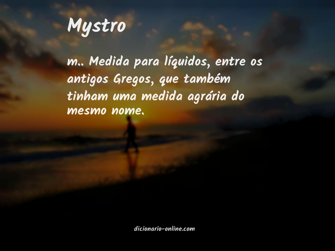 Significado de mystro