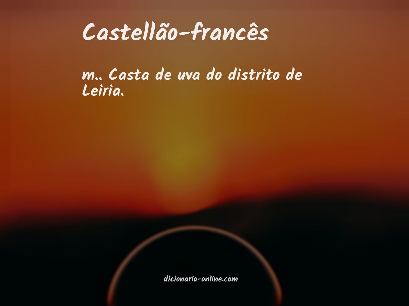 Significado de castellão-francês