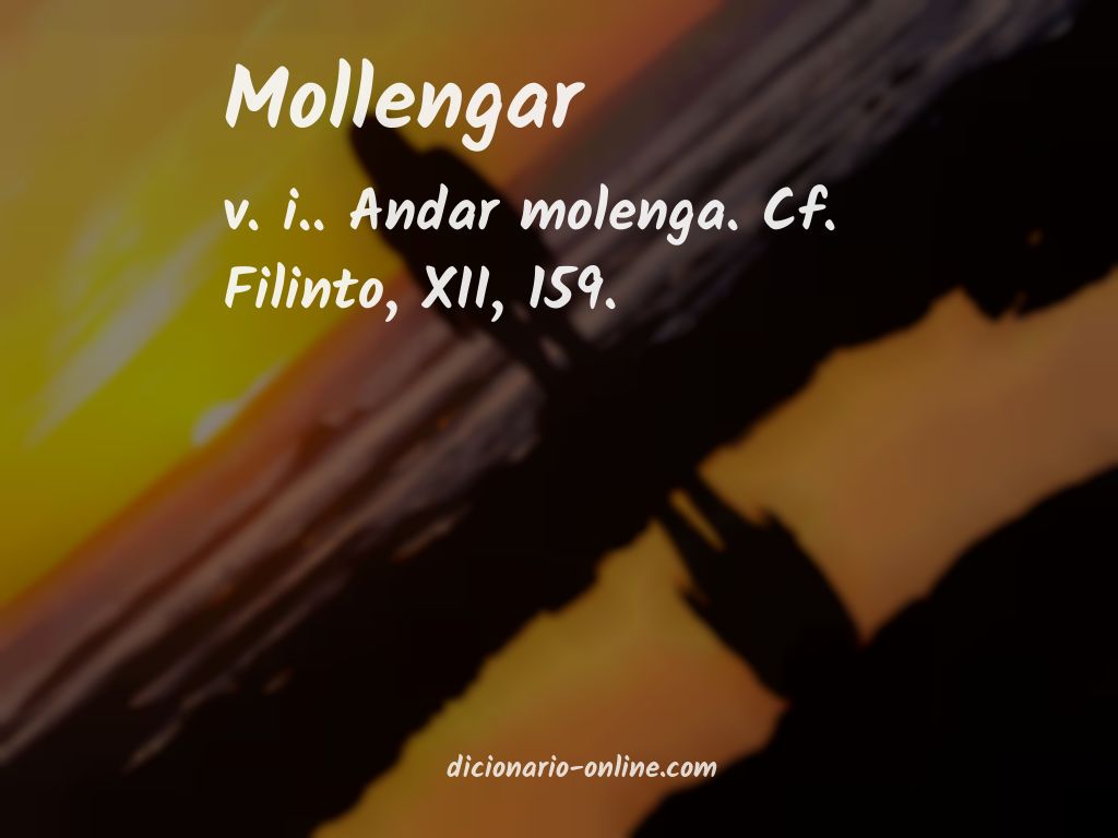 Significado de mollengar