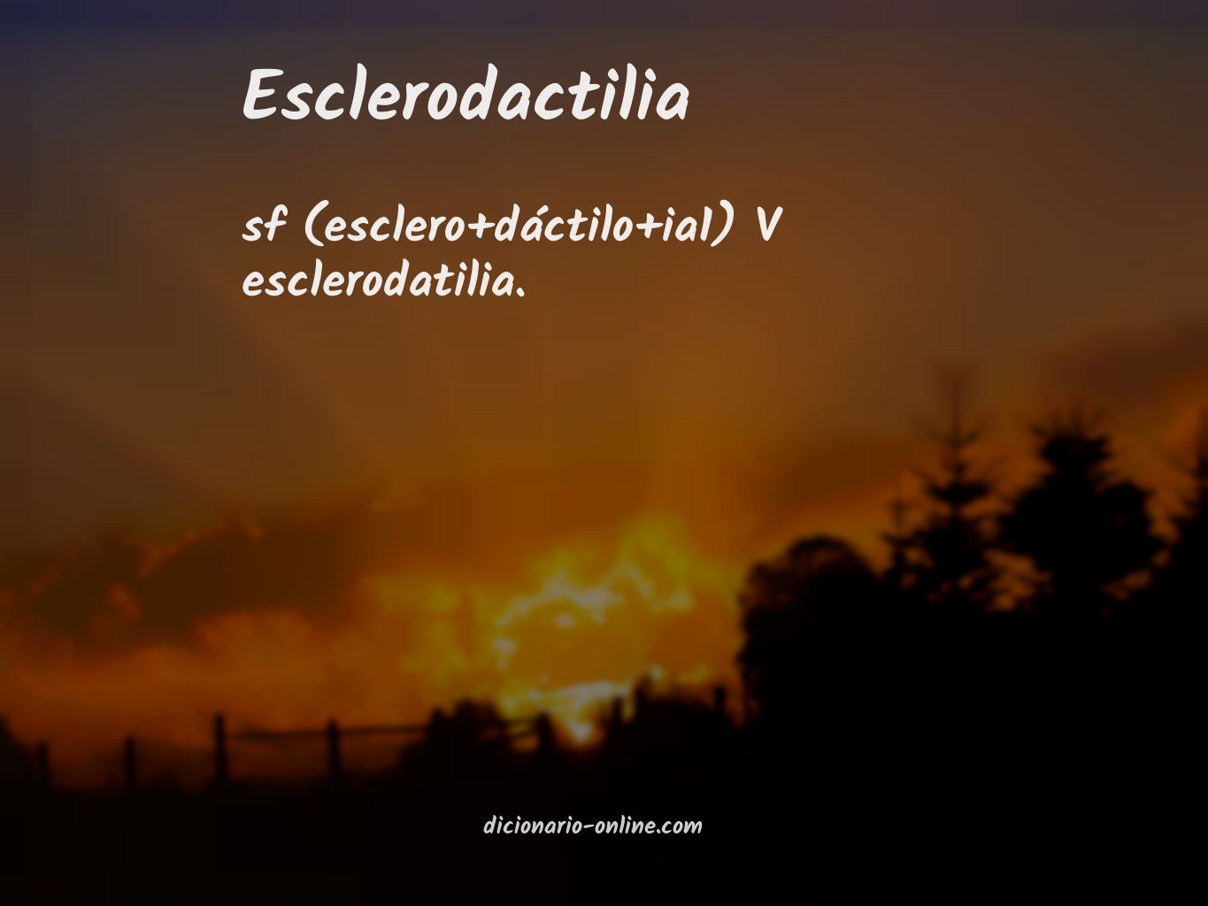 Significado de esclerodactilia