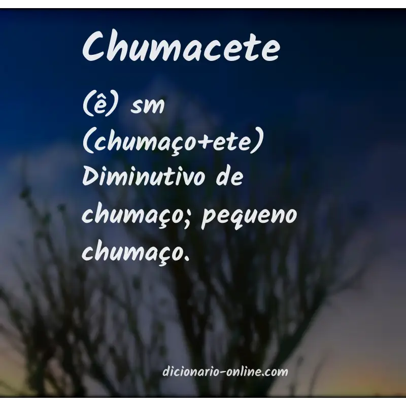 Significado de chumacete