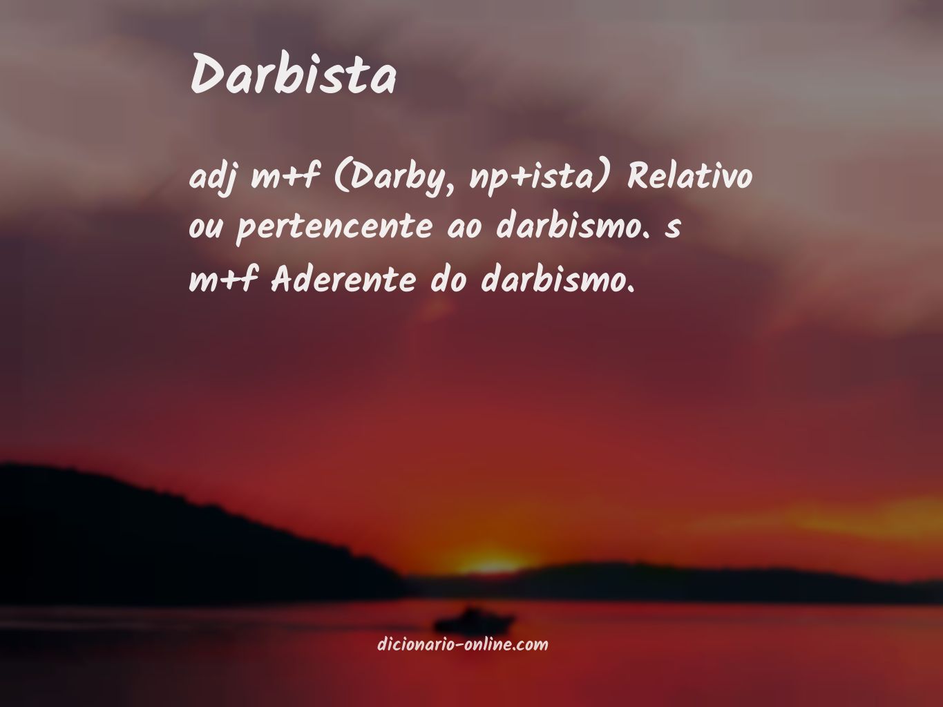 Significado de darbista