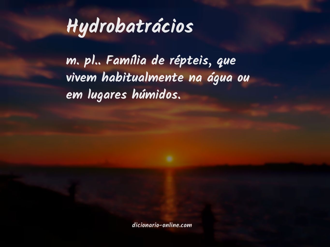 Significado de hydrobatrácios