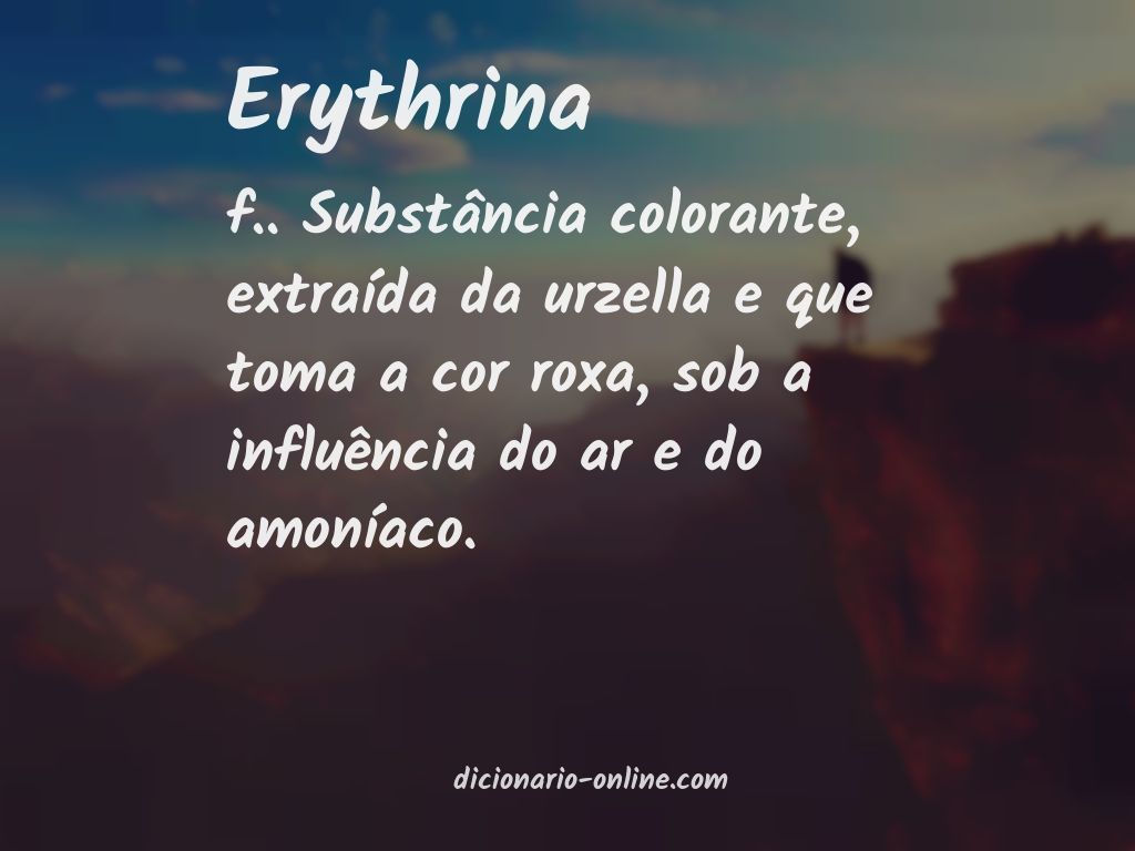 Significado de erythrina