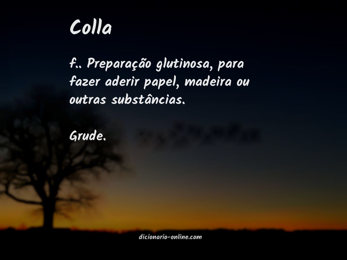 Significado de colla