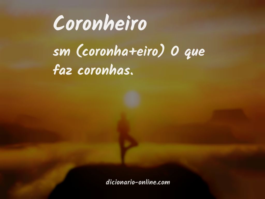 Significado de coronheiro