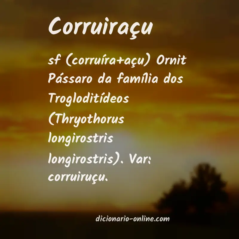 Significado de corruiraçu