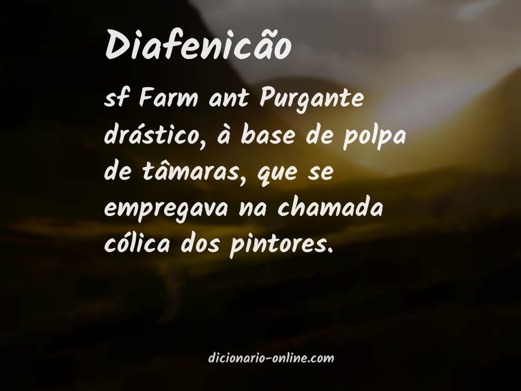 Significado de diafenicão