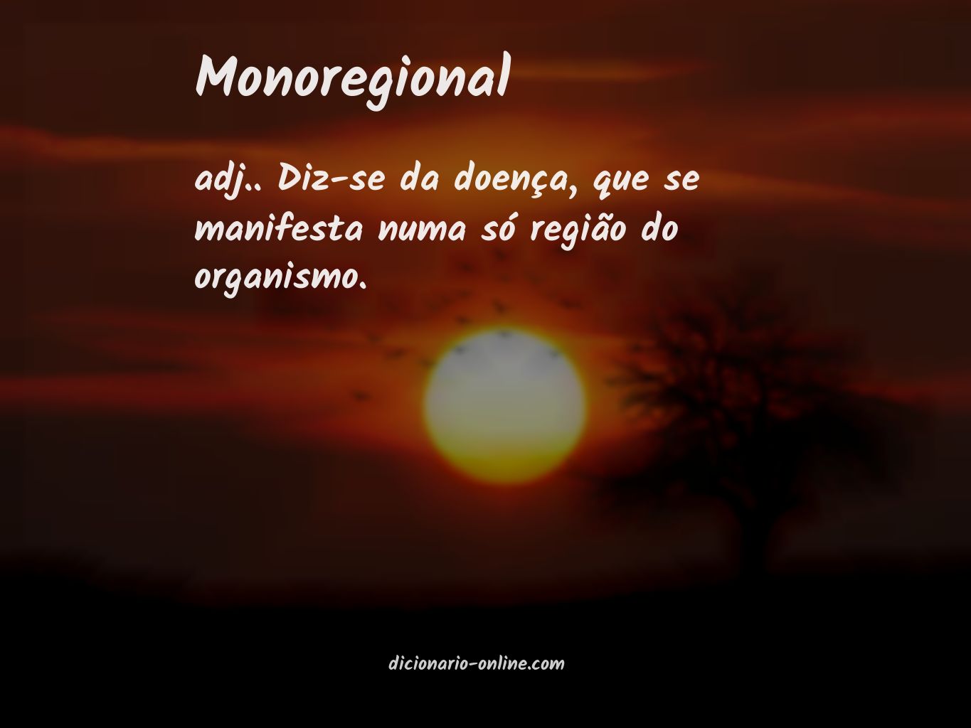 Significado de monoregional