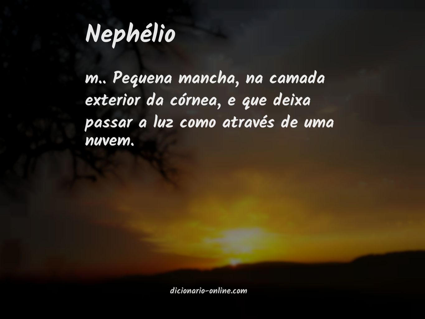 Significado de nephélio