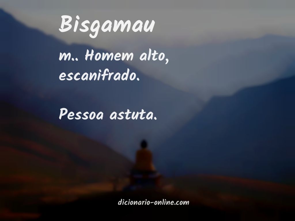 Significado de bisgamau