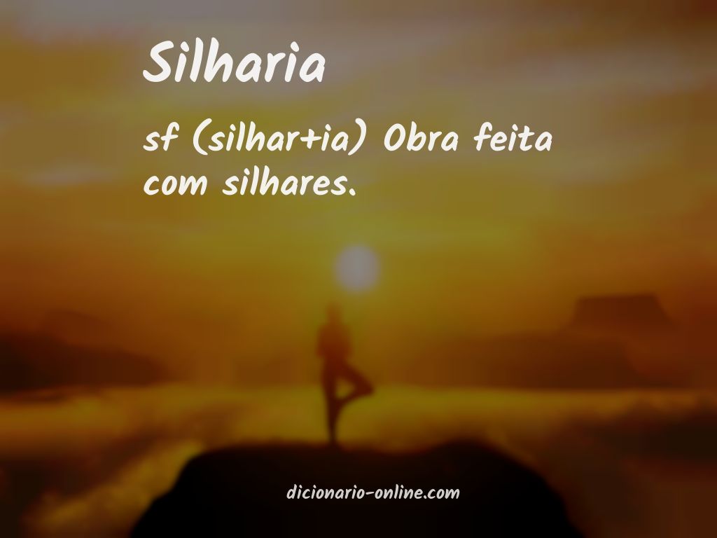 Significado de silharia