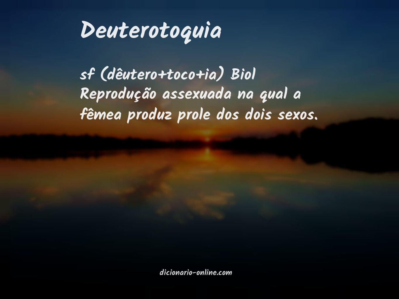 Significado de deuterotoquia