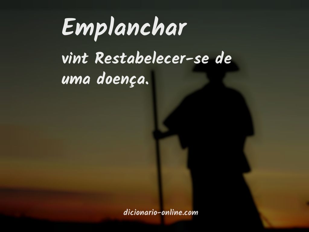 Significado de emplanchar