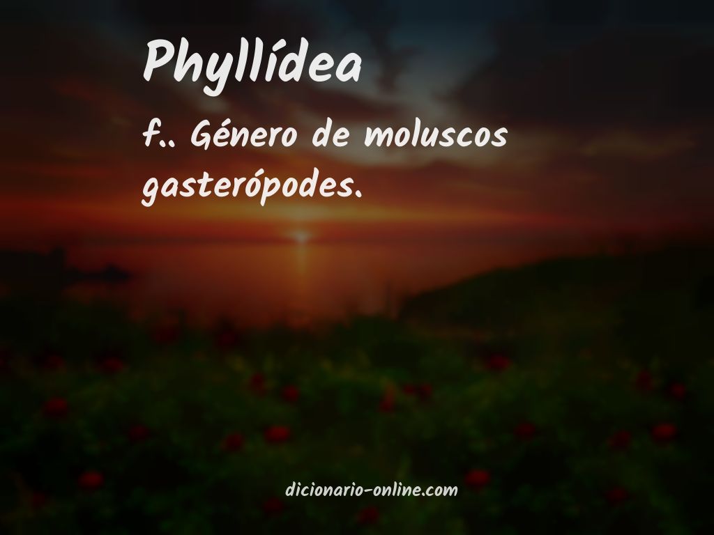 Significado de phyllídea