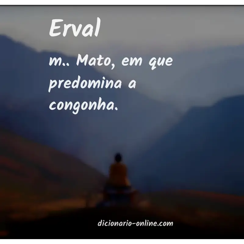 Significado de erval