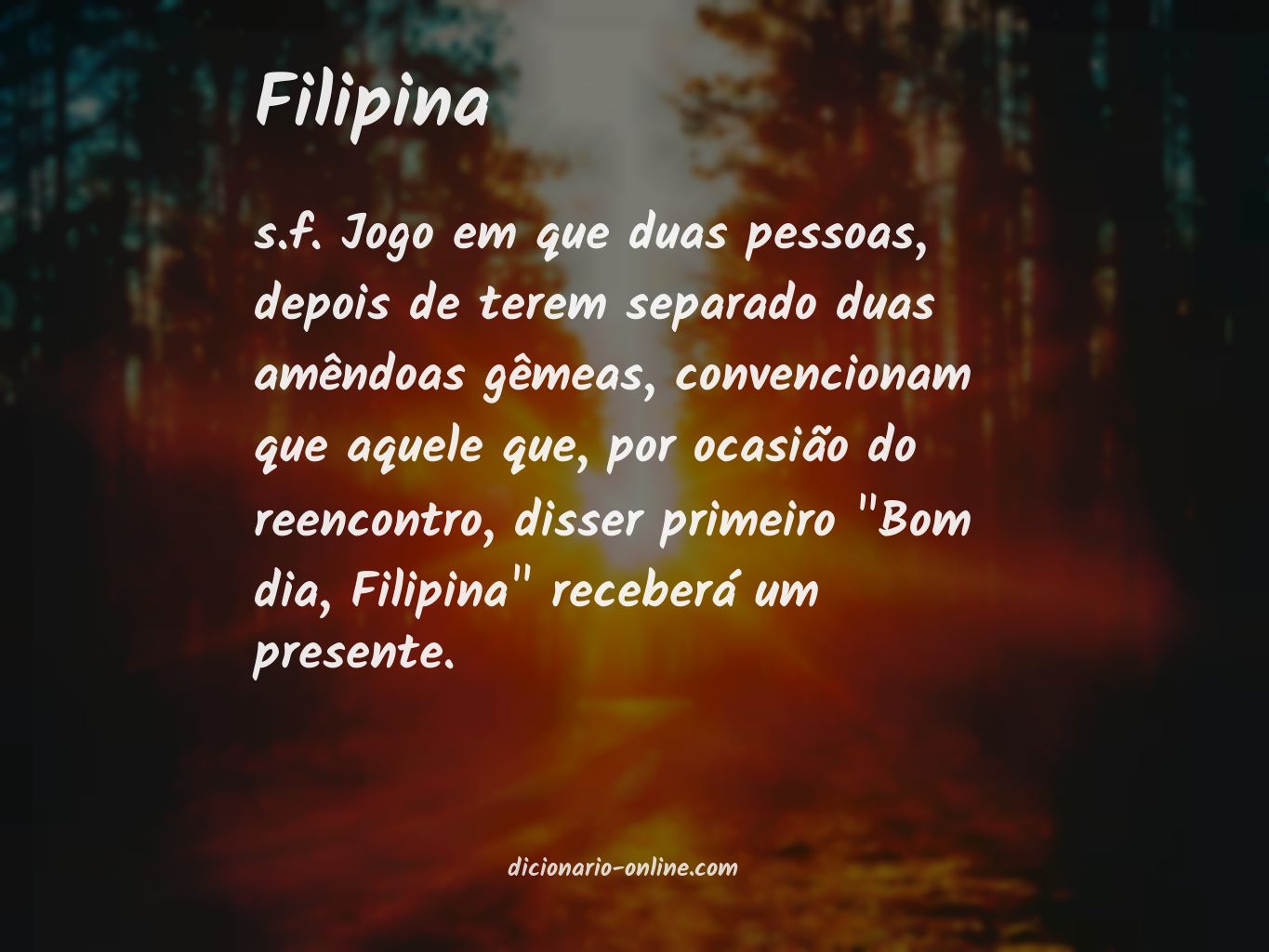 Significado de filipina