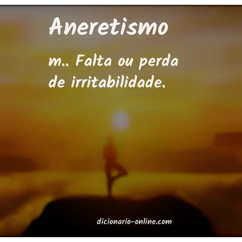 Significado de aneretismo
