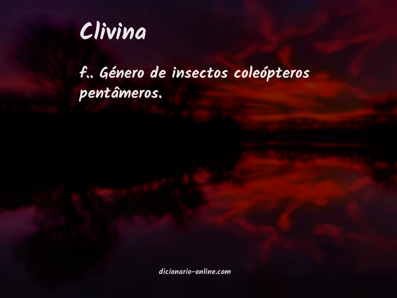 Significado de clivina