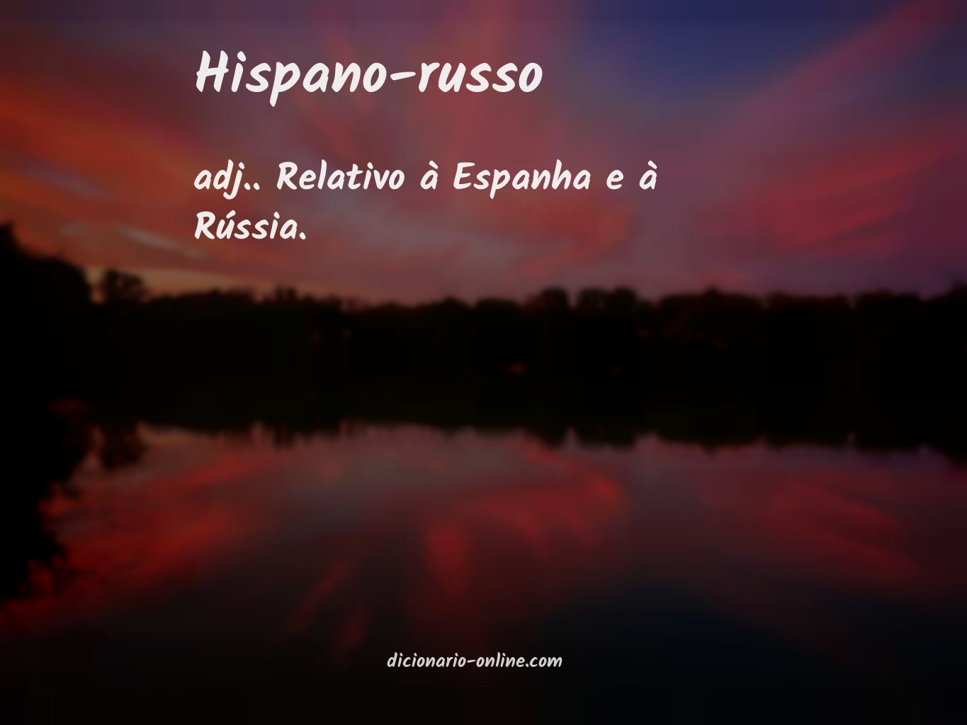 Significado de hispano-russo