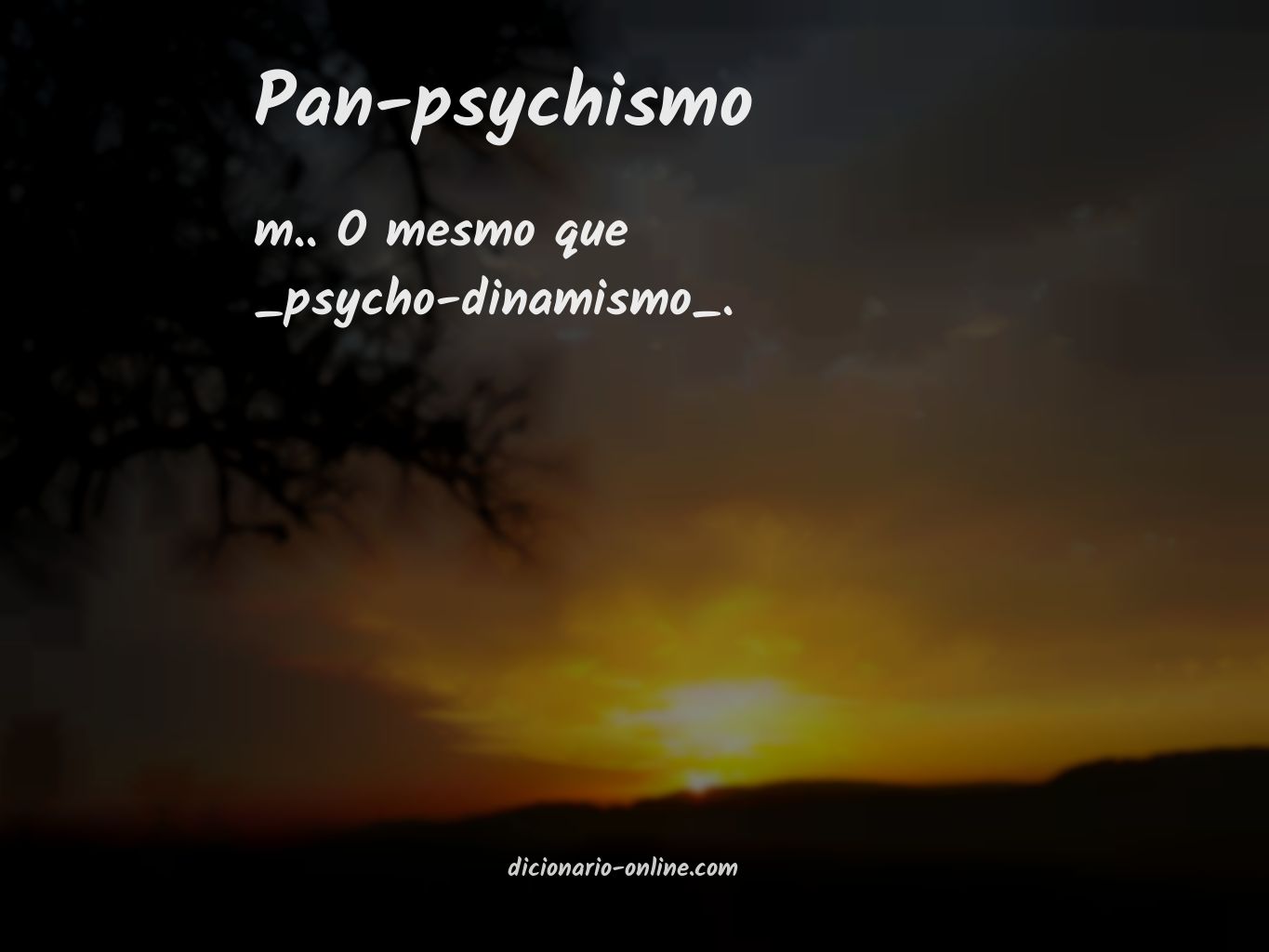 Significado de pan-psychismo